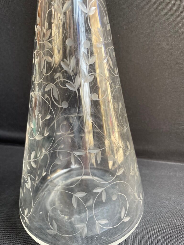 Saint Louis cut crystal stamped decanter