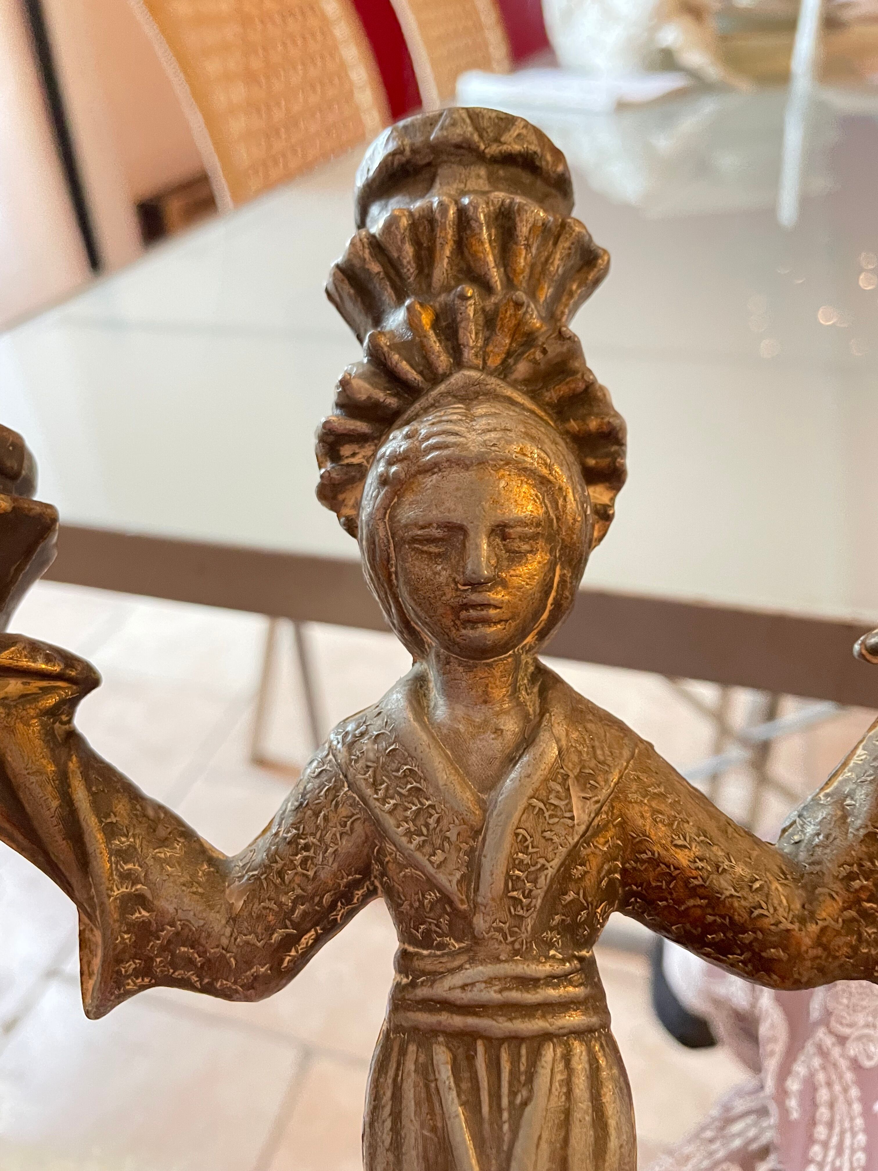 Old Art Nouveau candle holder