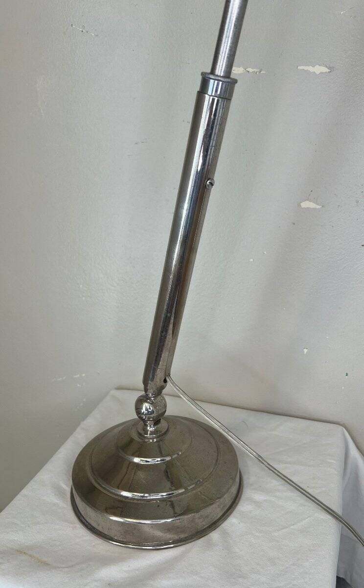 Art Deco chrome lamp