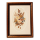 Bouquet frame of dried flowers