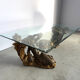 Vintage gilt wood mermaid coffee table, 1960s - Italy