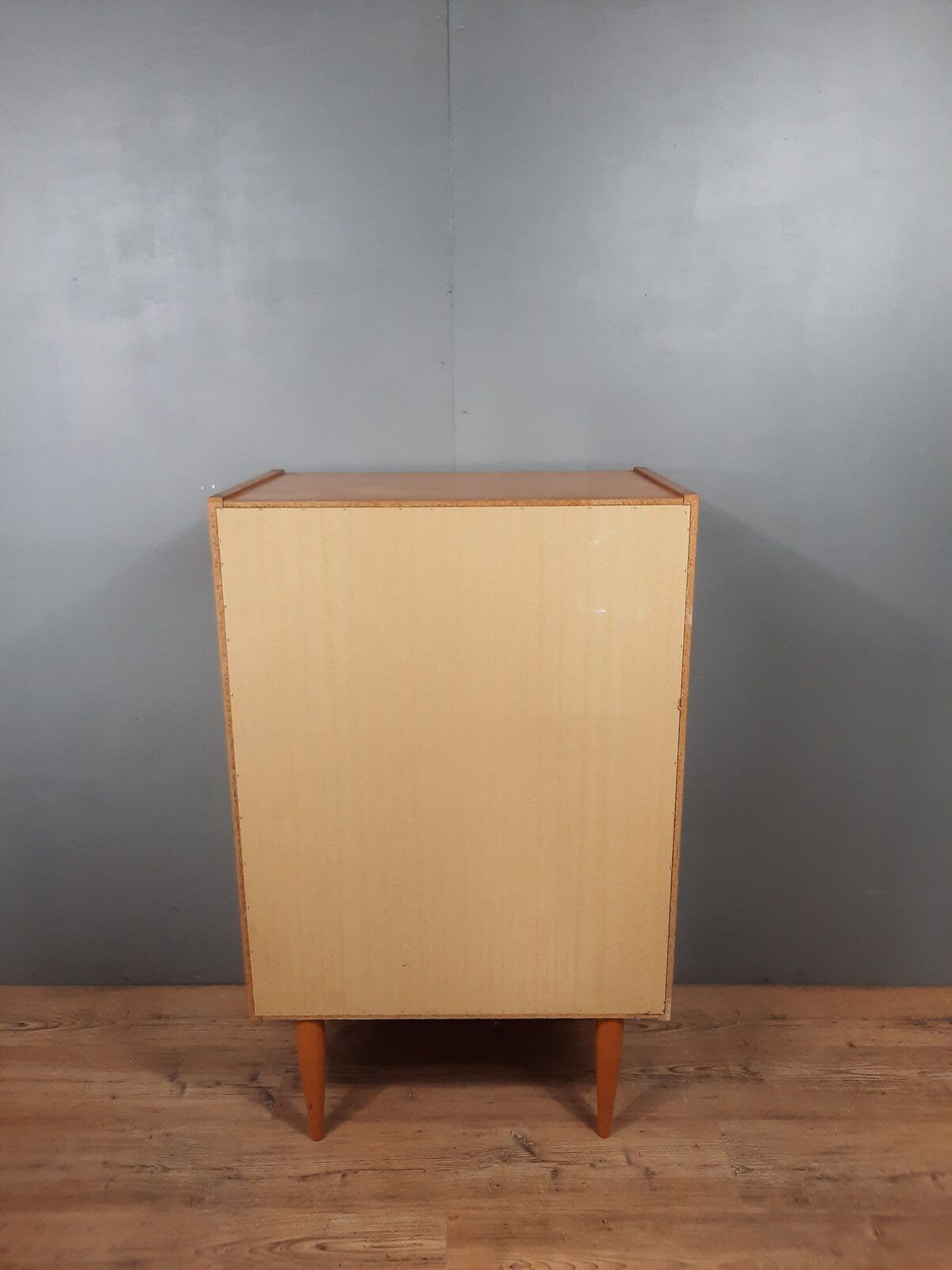 Small vintage oak rag picker