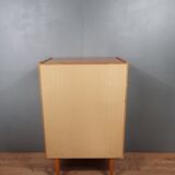 Small vintage oak rag picker