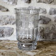 Cut crystal vase by A. Houillon (1885-1954)