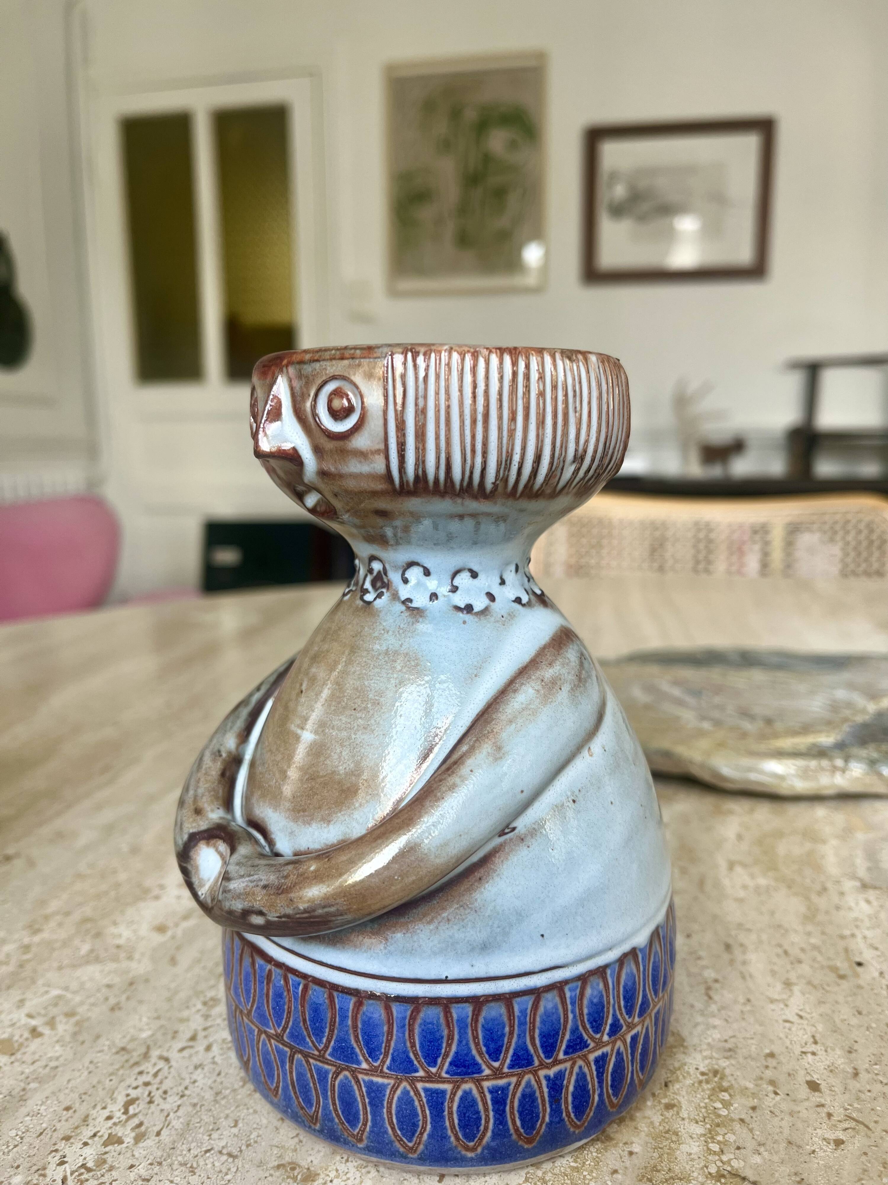 Vase anthropomorphe en céramique