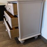 Commode bébé en bois peint