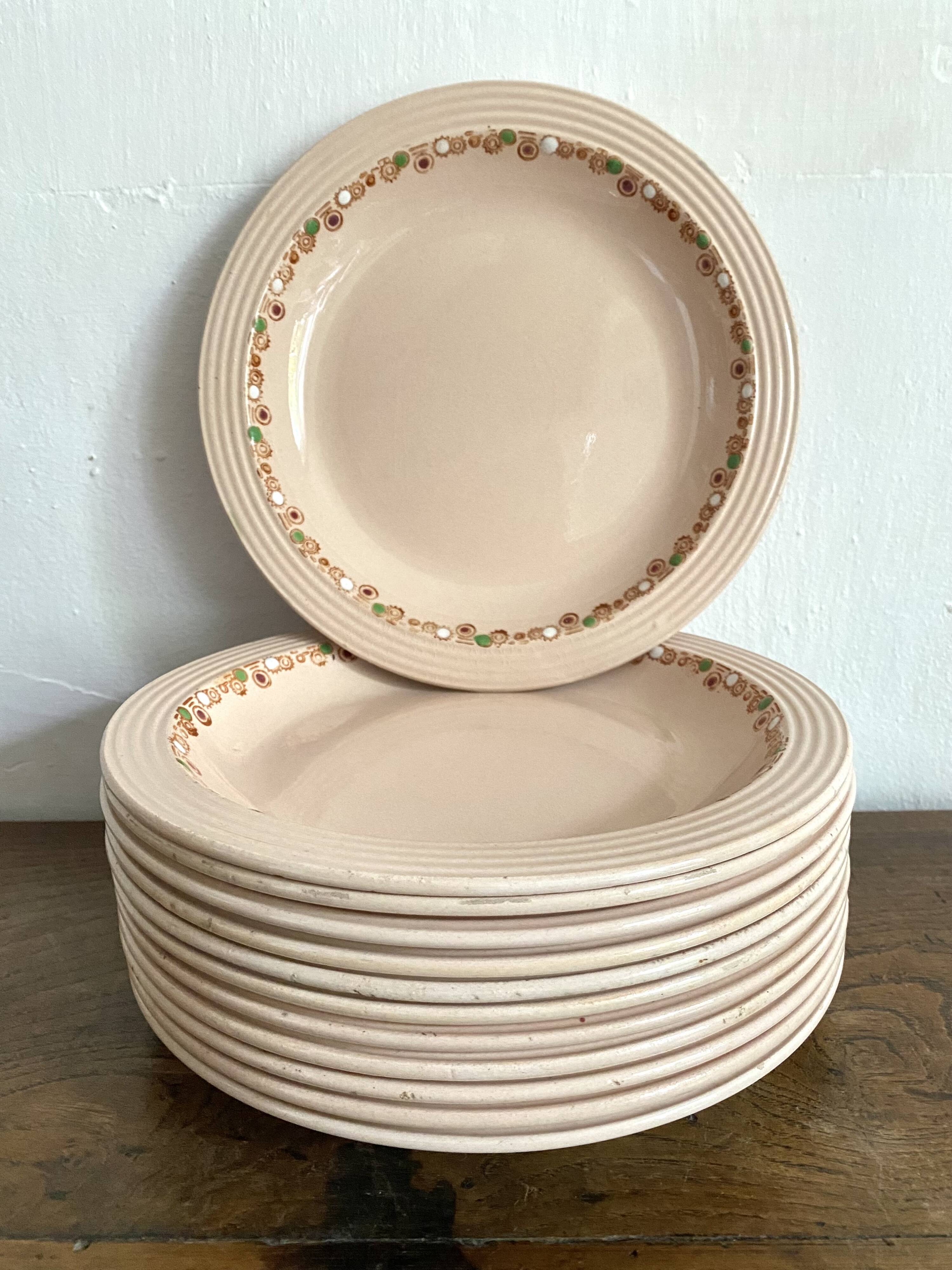 Longwy Betty model soup plates