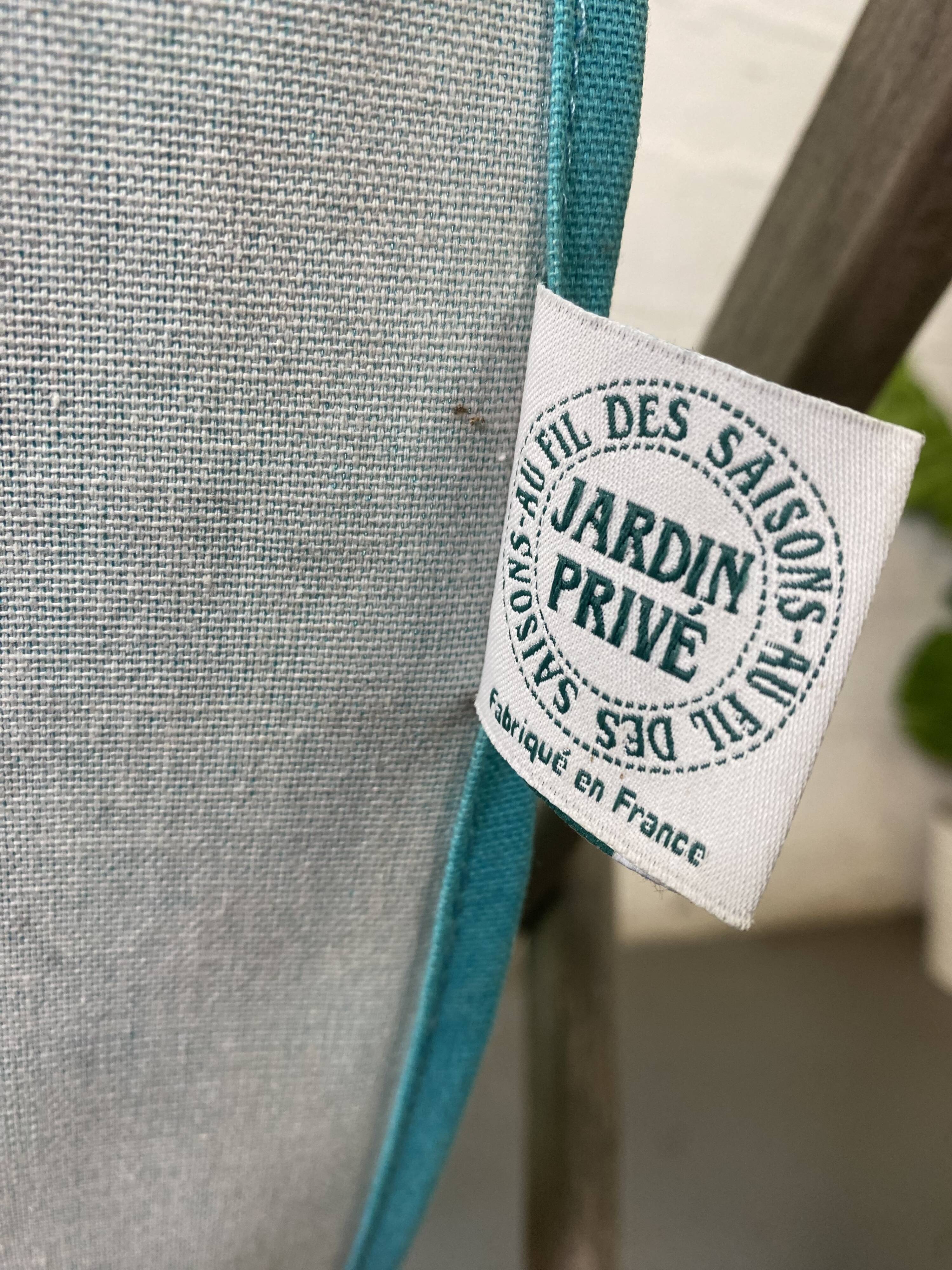 Set of 2 blue sun loungers