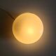 Bauhaus ceiling light or wall lamp with opaline globe and chrome metal - mid 20th century.