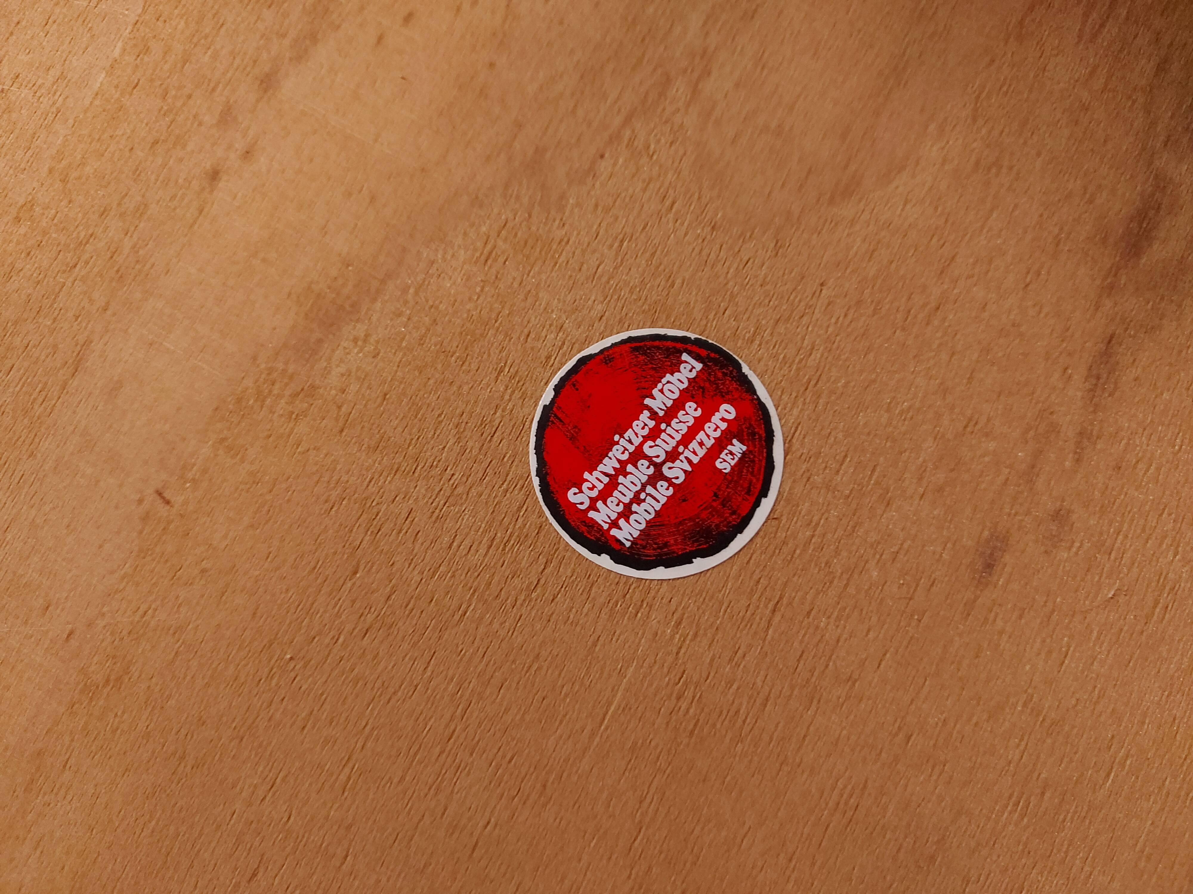 Set of two vintage Swiss chairs