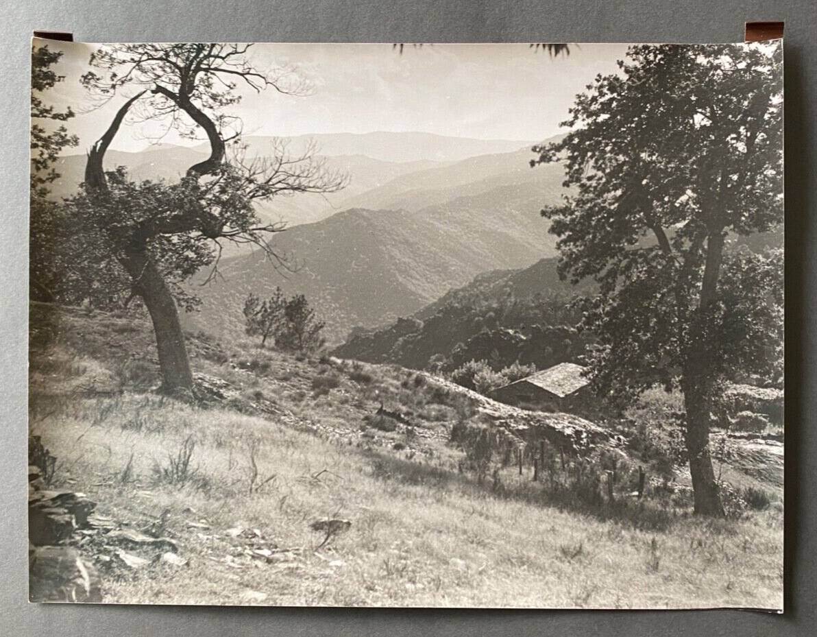 Vintage photograph by Bernard Darot, 20th century, mountain sheepfold