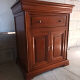 Louis Philippe style cherry wood TV cabinet