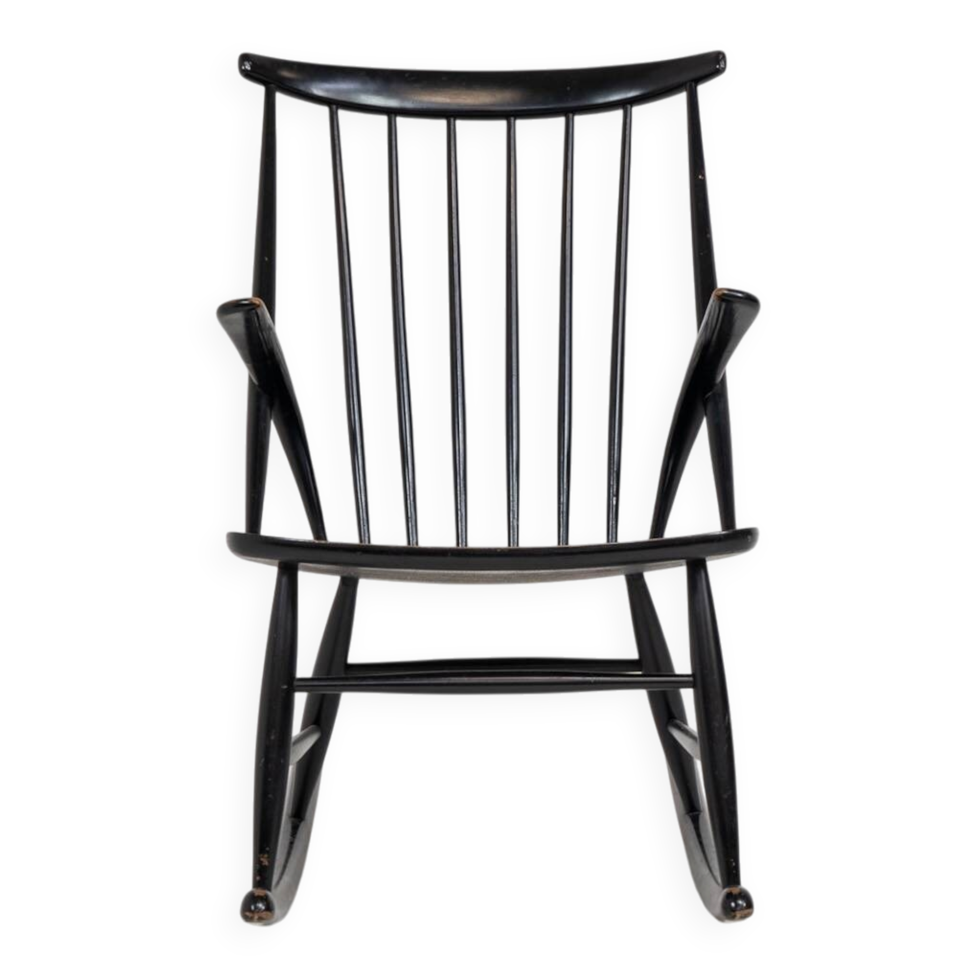 Fauteuil à bascule "IW3" par Illum Wikkelsø