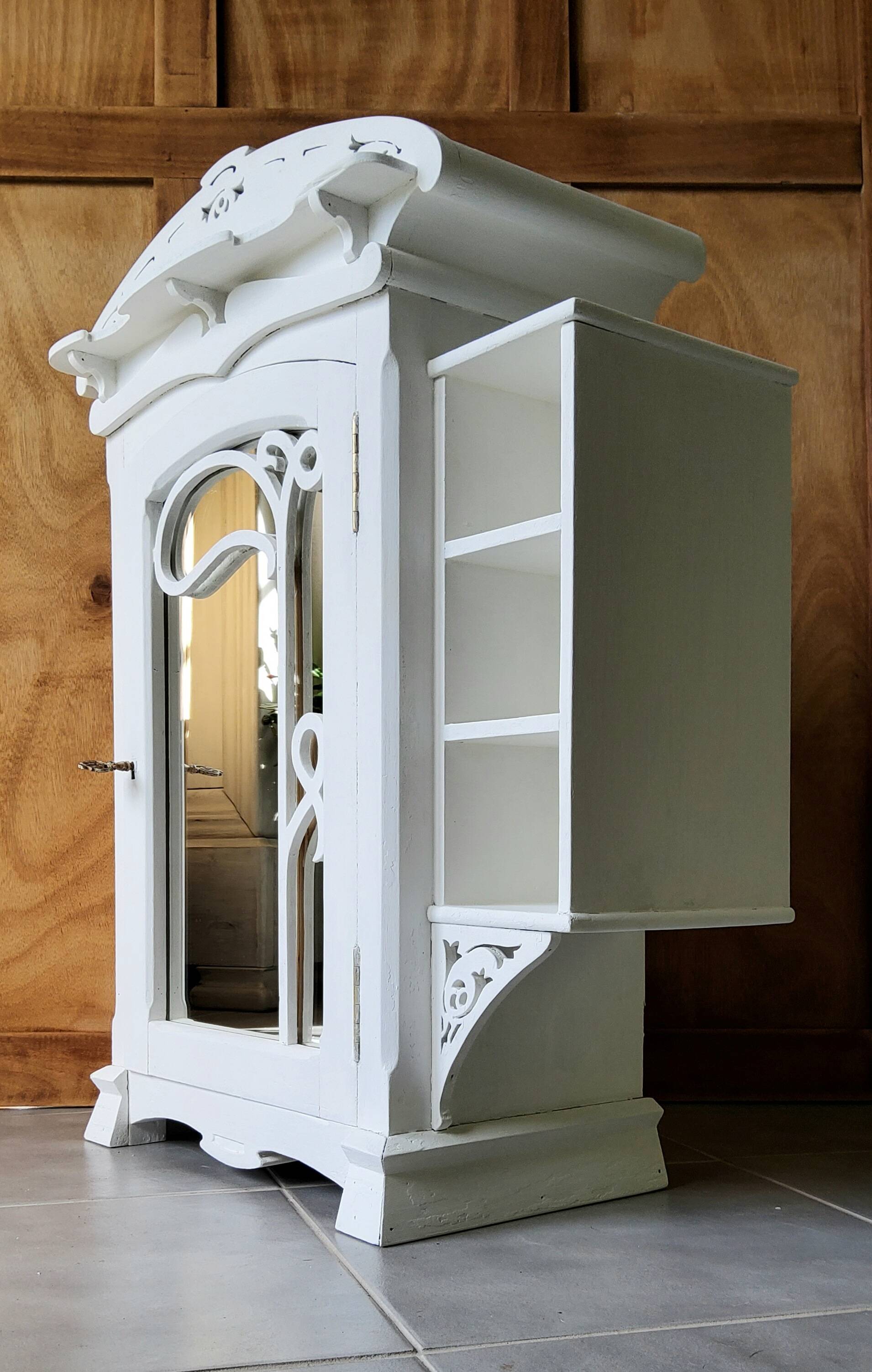 Antique bathroom cabinet