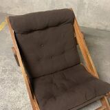 1960s pine folding armchair