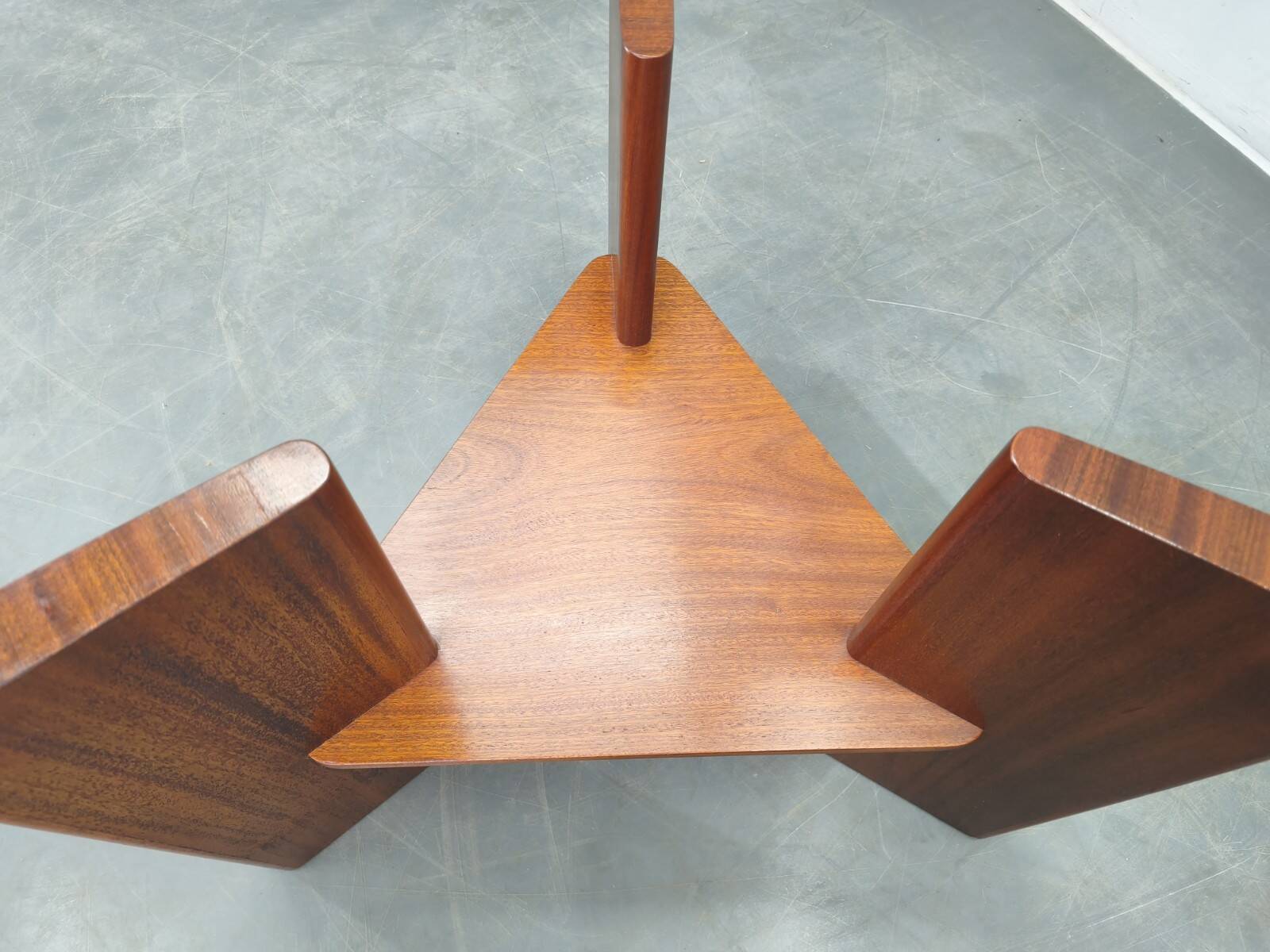 Danish Mid Century Teak Round Coffee Table, 1960s