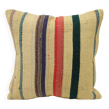 Turkish kilim cushion,40x40 cm,k-1308