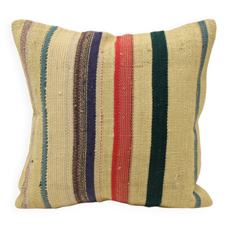 Turkish kilim cushion,40x40 cm,k-1308