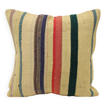 Turkish kilim cushion,40x40 cm,k-1308