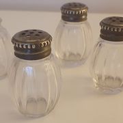Lot of 4 salt shakers Goldsmith Christofle around 1930