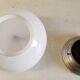 Table lamp globe opaline XXL diameter 30 cm - mid 20th century