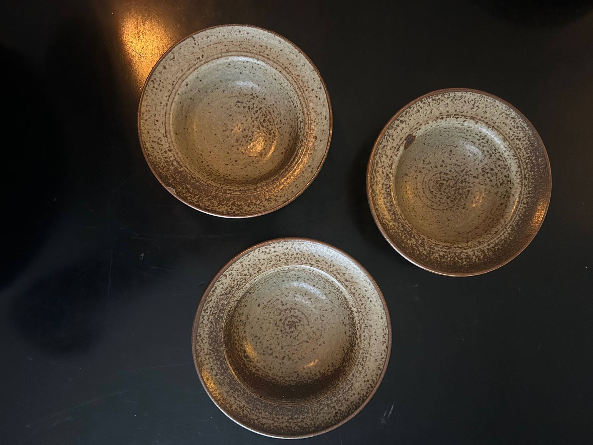 Jean Tessier stoneware tableware, Le Cep workshop