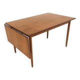 Table de salle à manger à battant en teck, Suède, 1950