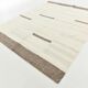 Cream & Brown Large Kilim Rug, 255x313Cm