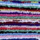 Colorful Boucherouite Moroccan rug - 100 x 183 cm