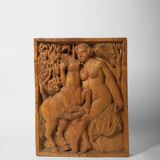 Bas relief unicorn sculpture, 1960s.