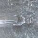 Series of 6 champagne flutes flat sides in baccarat crystal