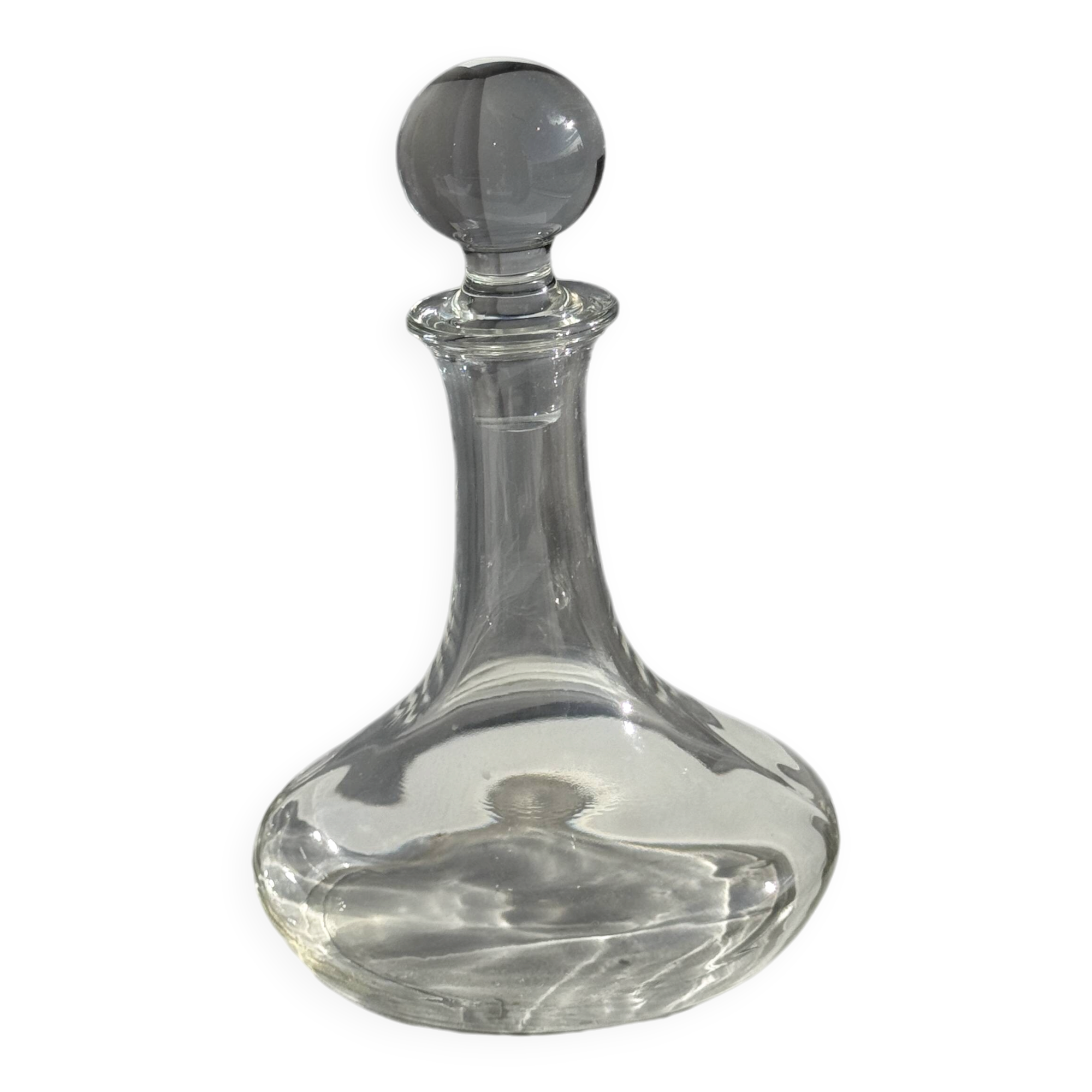 Vintage decanter with round stopper H27