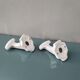 Pair of art deco porcelain coat racks
