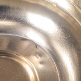 Planter/table centerpiece in gold and silver metal