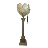 Bronze and mother-of-pearl lamp
