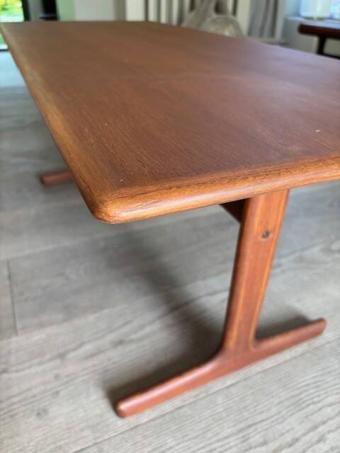 Table basse en teck de Karl-Erik Ekselius - Suède années 60