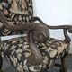 Pair of Louis XIV style armchairs in walnut.