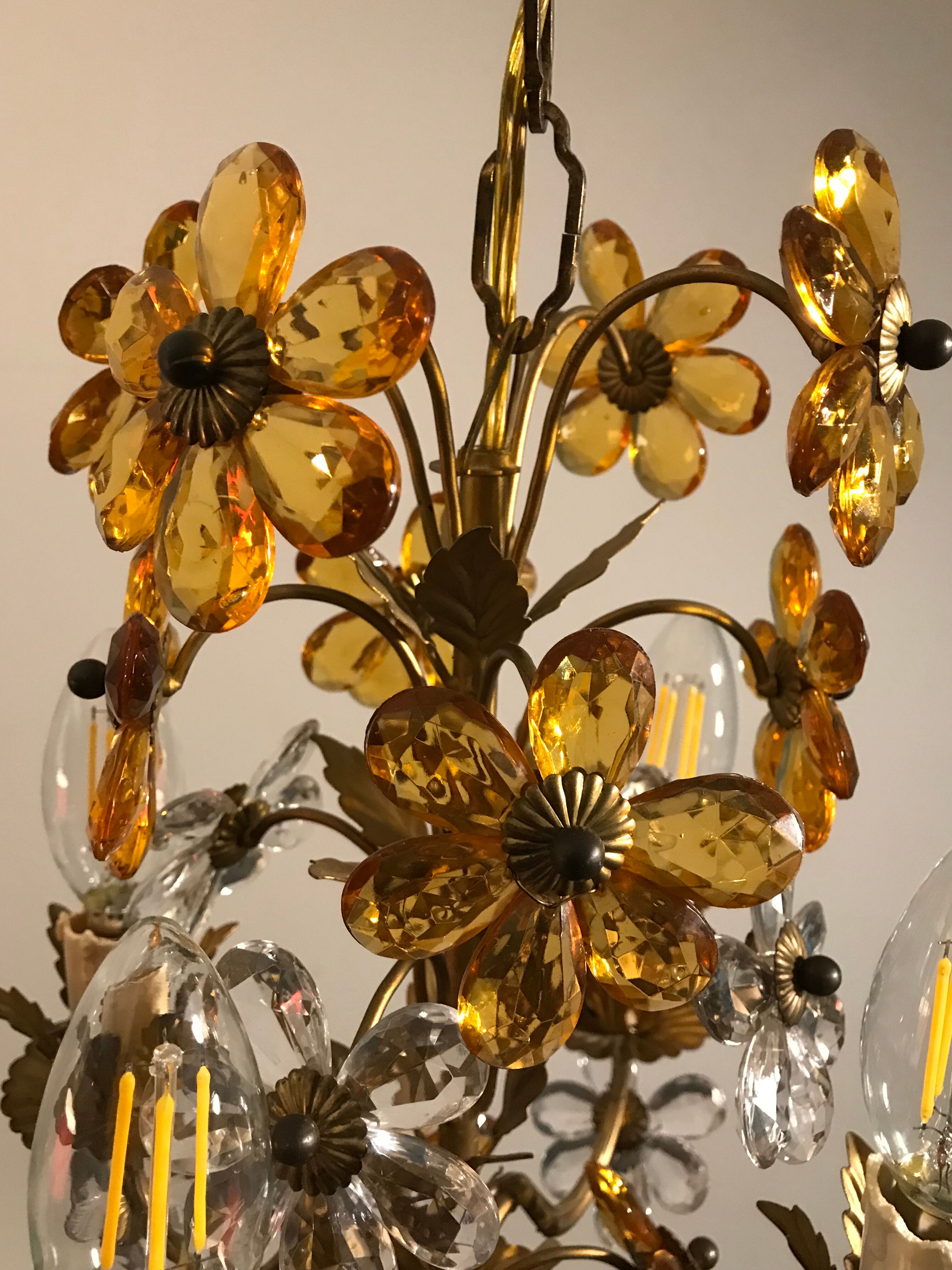 Murano crystal chandelier