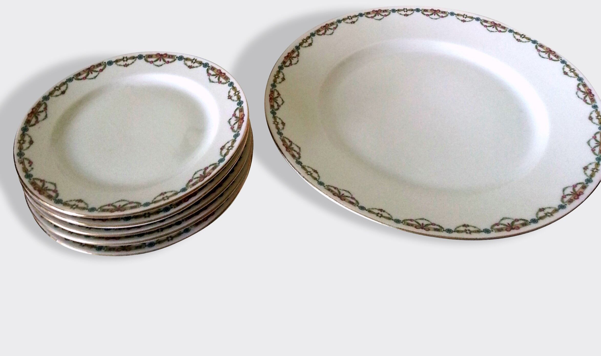 Limoges porcelain dessert service