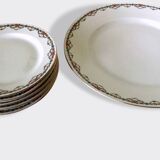 Limoges porcelain dessert service