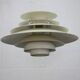 Suspension Jeka danoise blanche/beige - Éclairage moderne du milieu du siècle