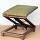 Repose-pieds réglable, pliable et extensible, style vintage français