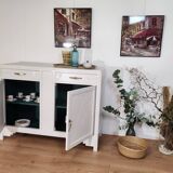 UNIQUE WHITE ART DECO SIDEBOARD