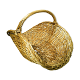 Wicker log basket