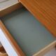 Scandinavian bedside table or wall console, oak and teak 1960