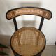 Wooden and canning bar stool