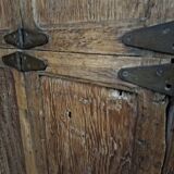 Antique baker's cabinet / fermentation cabinet on wheels