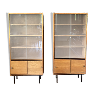 2 bibliothèques suédoises années 60