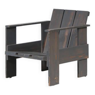 1960s “Crate” Chair after Gerrit Rietveld from the Netherlands