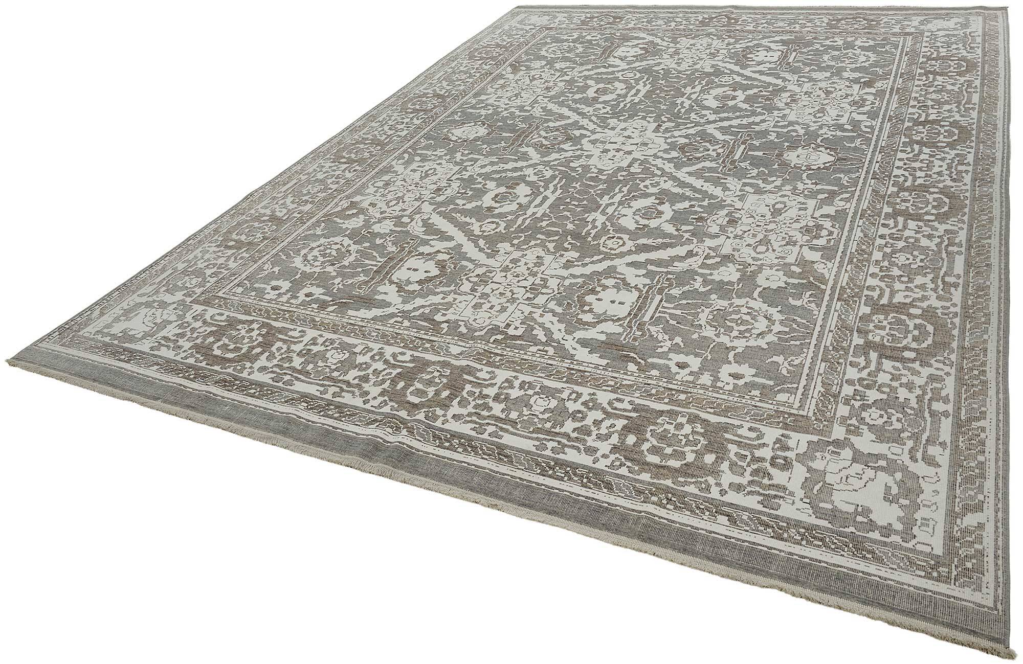 Turkish Handcrafted Loom Oushak Rug 281 cm x 398 cm